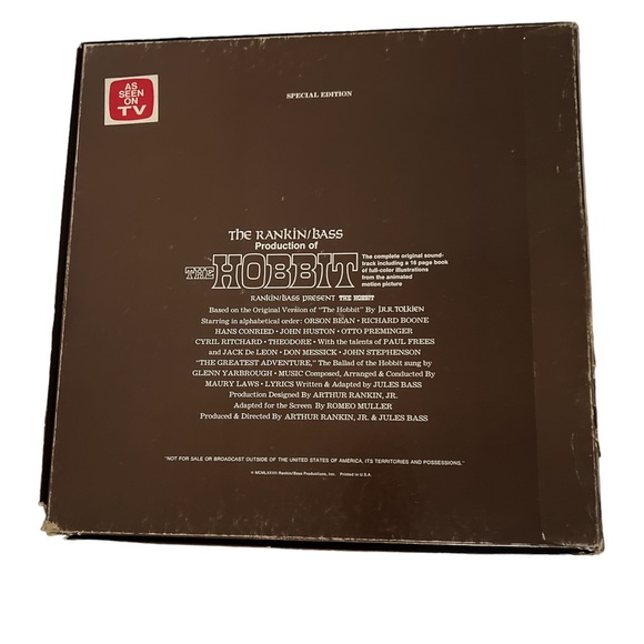 The Hobbit By Rankin/Bass Lp - Picture 2 of 5